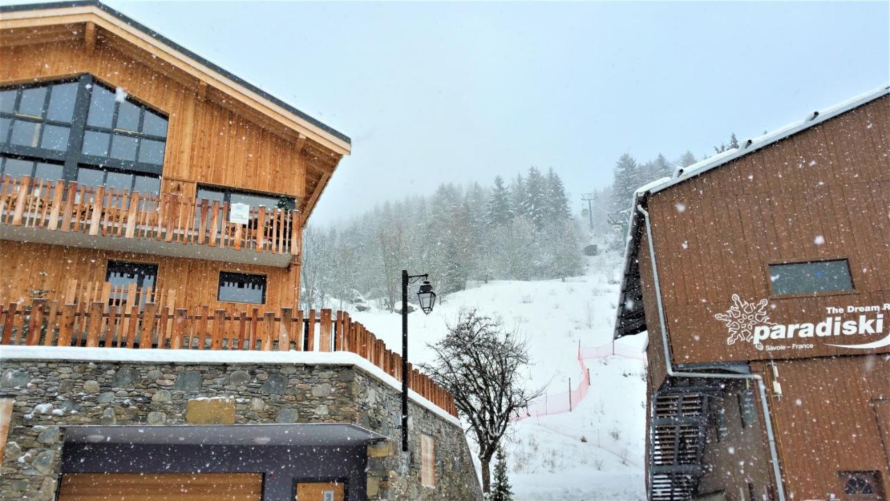 Chalet Hermine Bed and Breakfast La Plagne-Tarentaise Exterior foto